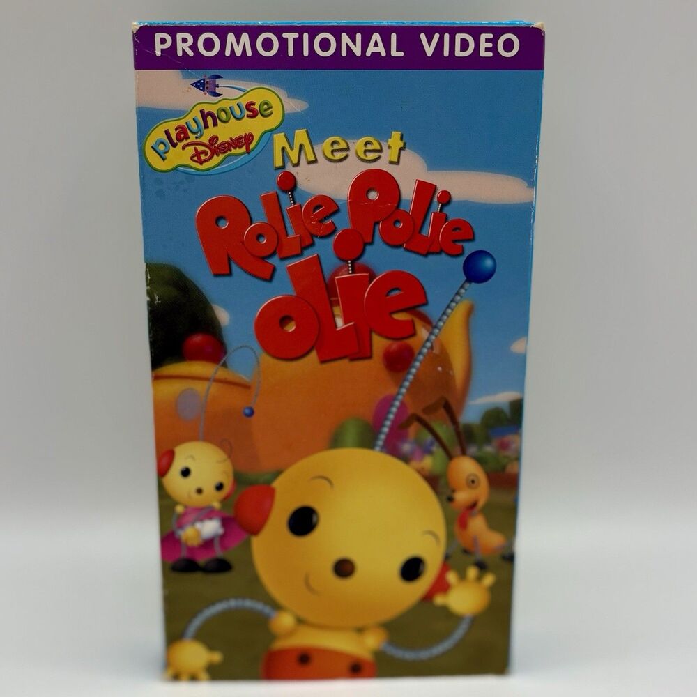 Meet Rolie Polie Olie Playhouse Disney VHS 2000 Promotional Video Promo Movie